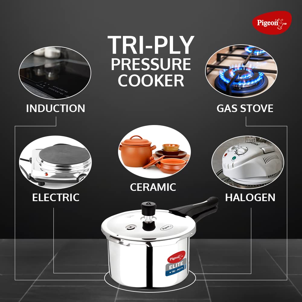 2 Litre Pressure Cooker Stainless Steel