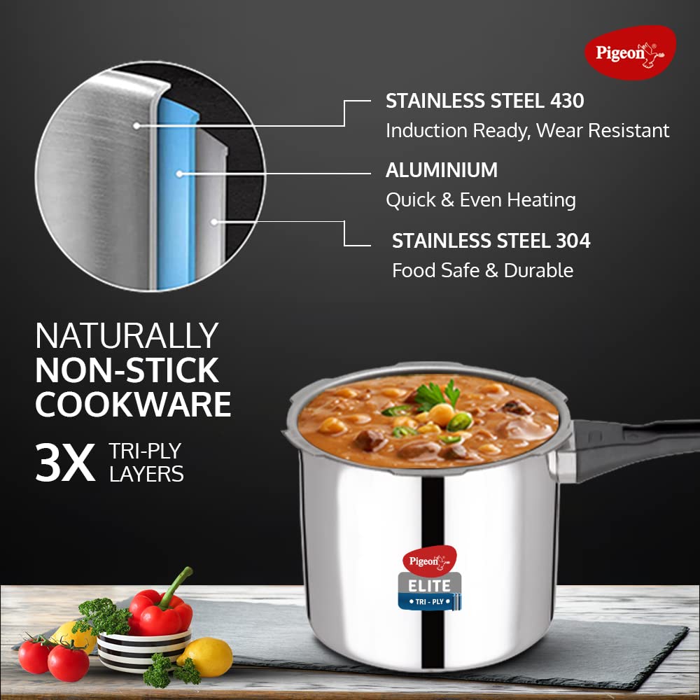 2 Litre Pressure Cooker Stainless Steel